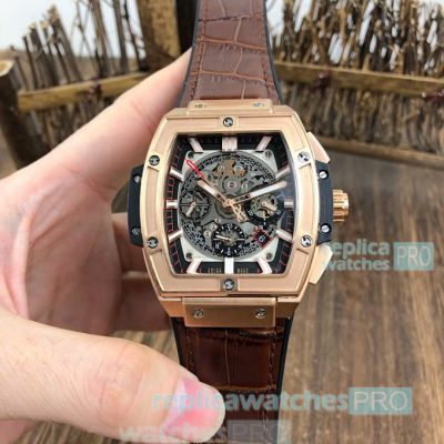 Best Swiss Replica Hublot Spirit of Big Bang 42mm Watch Rose Gold